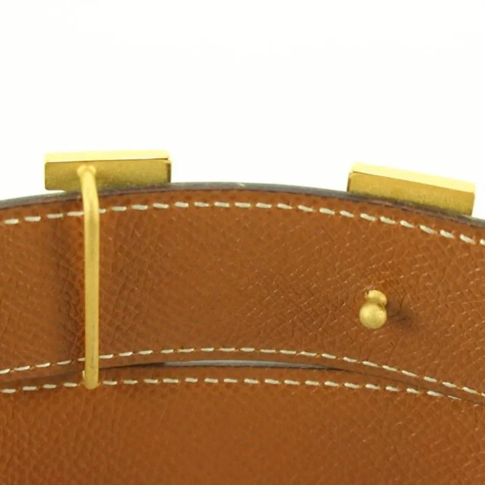 Hermès 32mm Black x Brown Reversible H Logo Belt Kit 97he719s